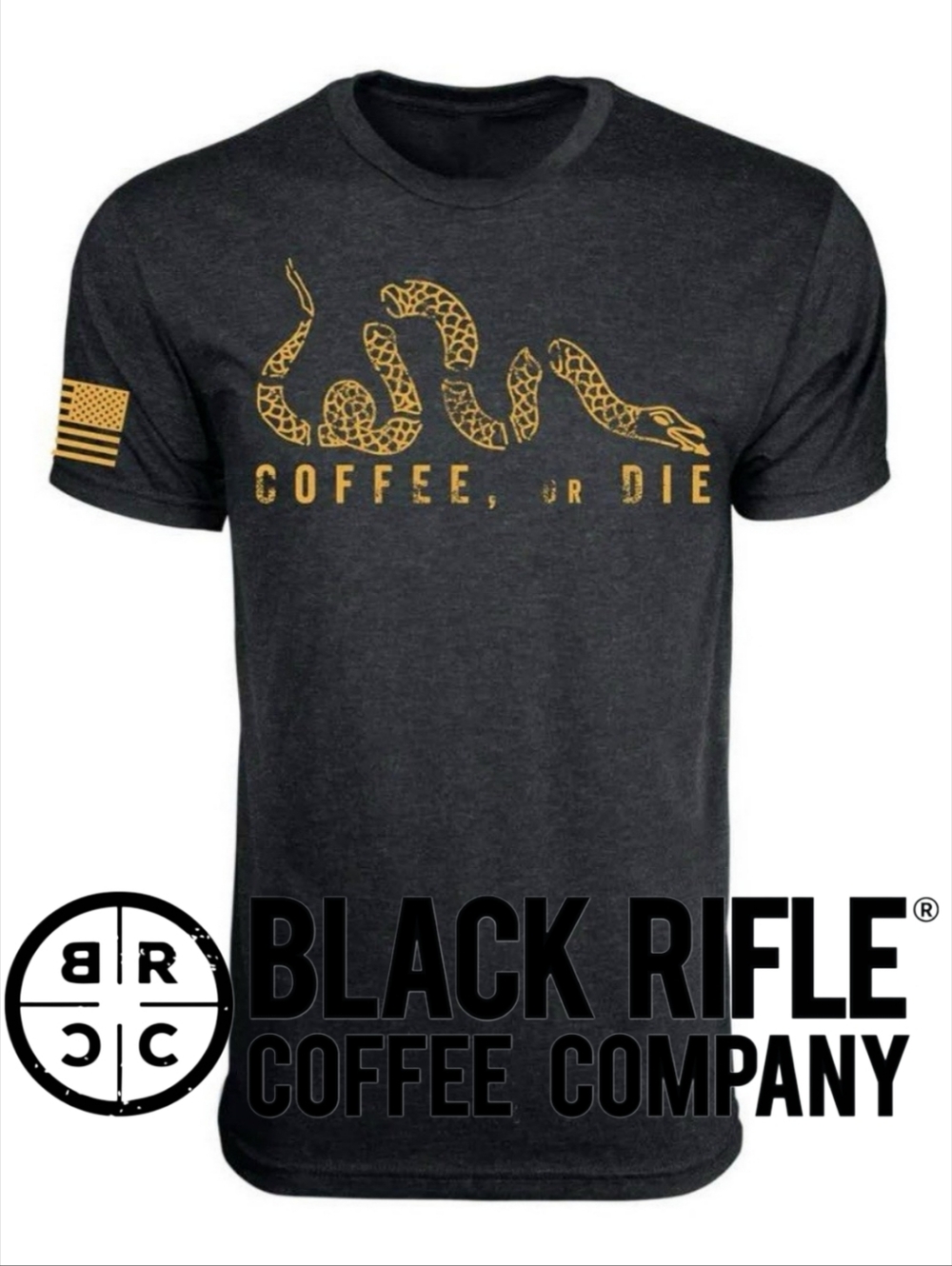 Black Rifle Coffee Company "Coffee or Die" Graphic Tee